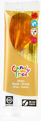 Lecca lecca all'acero senza glutine Biologico 13 g – Candy Tree