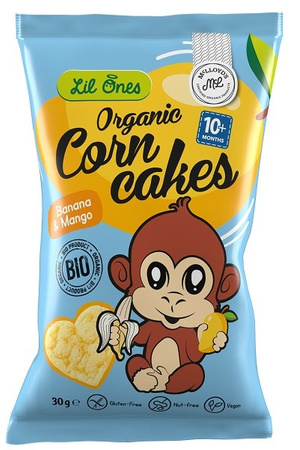 Patatine di mais senza glutine alla banana e al mango da 10 mesi BIO 30 g