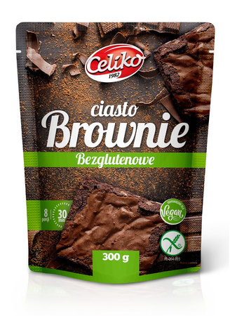 Miscela di brownie senza glutine, Celiko 300g