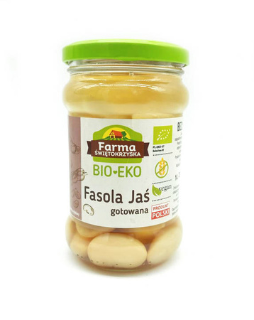Fagioli jas cotti senza glutine bio 300 g (175 g) (barattolo) - Farma Świętokrzyska