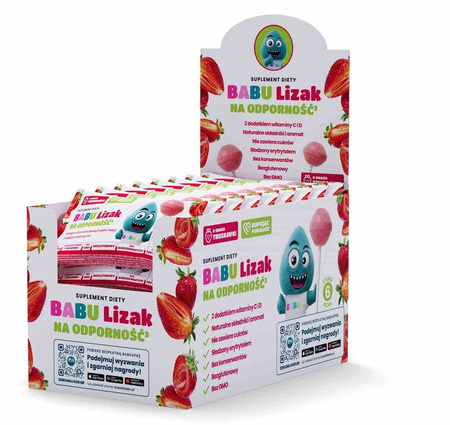 Lecca-lecca immunitario Babu (40 pezzi x 6 g)