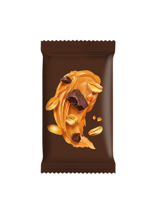 Mini barrette di arachidi e cioccolato senza zuccheri aggiunti (6 x 18 g) 108 g - Buone Calorie