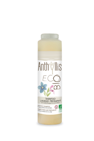 Shampoo per capelli con estratto di lino e ortica per uso quotidiano eco 250 ml