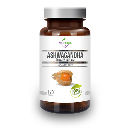 Estratto di Ashwagandha (500 mg) integratore alimentare 120 capsule - Soul-Farm