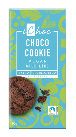 Cioccolato con pezzi di torta al cacao (su bevanda di riso) BIO 80 g - Vivani