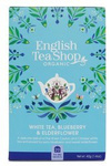 Tè bianco con sambuco selvatico e mirtillo (20x2) Biologico 40 g – English Tea Shop