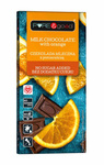 Cioccolato al latte all'arancia senza zuccheri aggiunti 75 g - Pure&amp;Good