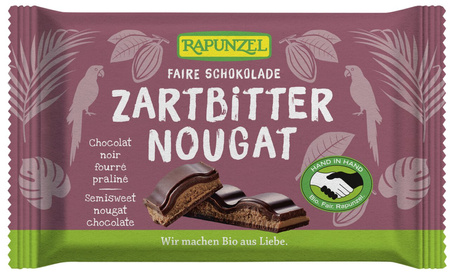 Torrone al cioccolato amaro BIO 100 g