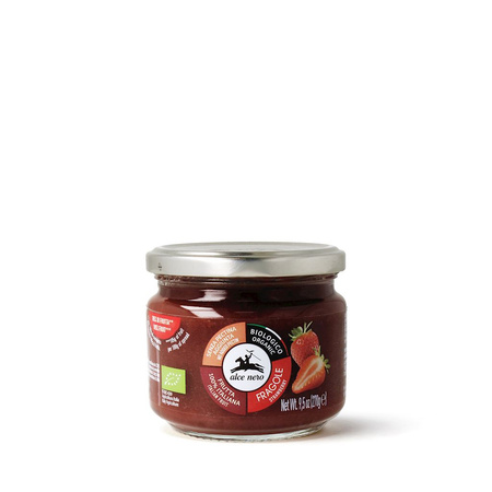 Purea di fragole biologica Alce Nero, 270 g