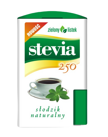 Edulcorante stevia 250 compresse – Zielony Listek
