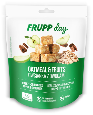 Cubetti di avena Frupp day mela - cannella senza glutine 25 g - Celiko