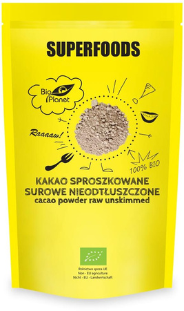 Cacao crudo in polvere senza grassi bio 150 g