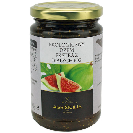 Confettura extra di fichi bianchi bio 360 g - Agrisicilia