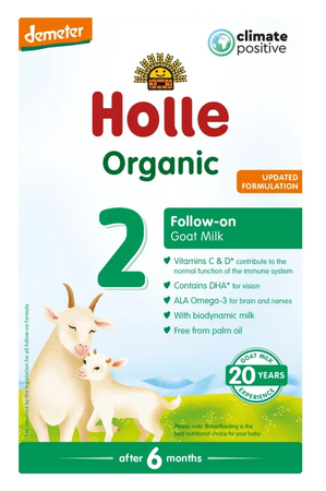 Latte di proseguimento di capra 2 per lattanti oltre i 6 mesi bio 400 g - Holle