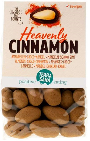 Mandorle ricoperte di cioccolato al latte e cannella Biologico 150 g – Terrasana