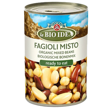 Fagioli Misti Biologici in Scatola 400 g (240 g) – La Bio Idea