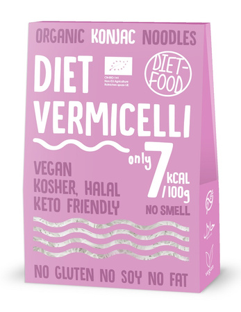 Vermicelli di konjac senza glutine Biologico 385 g (300 g) – Diet-Food