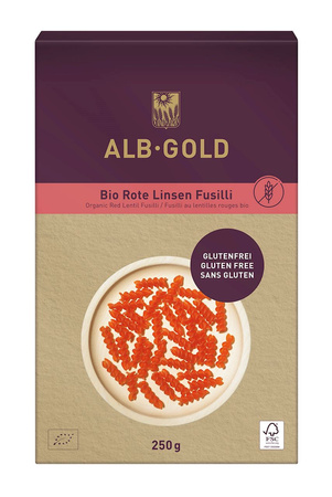 Pasta (lenticchie rosse) senza glutine girelle bio 250 g - alb