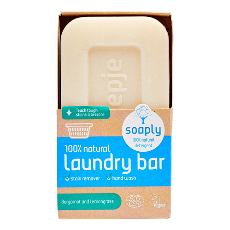 Sapone da bucato solido biologico al bergamotto e citronella, 120 g – Soaply