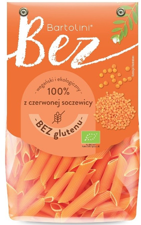Pasta di penne senza glutine alle lenticchie rosse bio 250 g