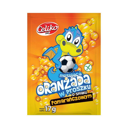Preparato in polvere effervescente al gusto di arancia 17 g – Celiko