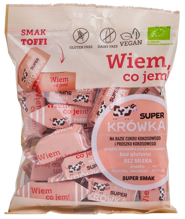 Caramelle mou vegane al gusto toffee senza glutine biologiche 150 g – Super Krówka