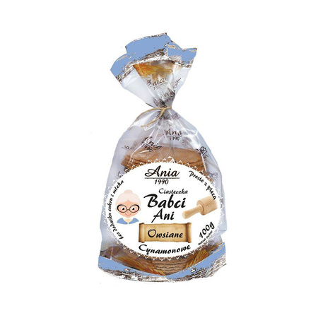 Biscotti all'avena alla cannella 100 g – Ania Bio