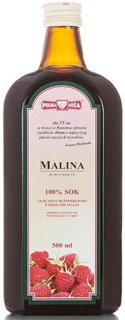 Succo di lampone 100 senza zucchero 500 ml
