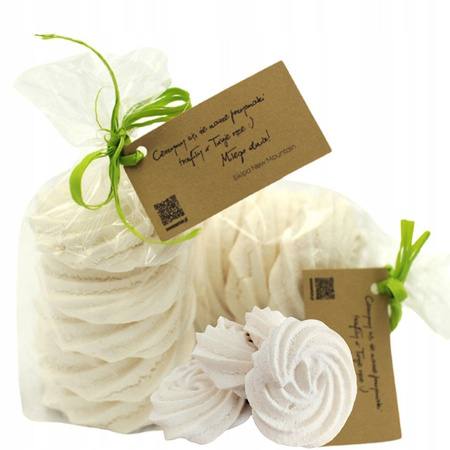 Pavlova di meringa vegana senza glutine (5 pezzi) circa 45 g - NEW MOUNTAIN