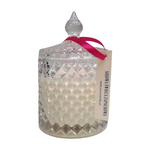 Candela profumata di soia al caramello salato in cristallo 250 ml - LA TUA CANDELA
