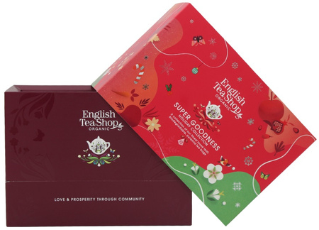 Collezione di tè a piramide BIO (super bontà) - 3 gusti (12 x 2 g) 24 g English Tea Shop bio