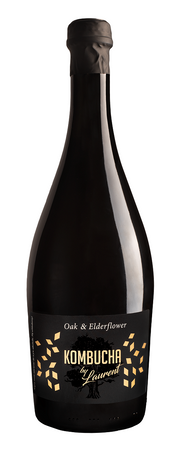 Champagne kombucha su petali di quercia aromatizzato con fiori di sambuco bio 750 ml - Kombucha By Laurent