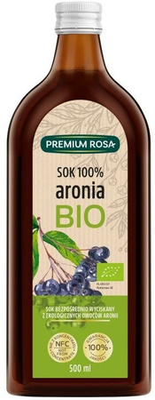 Succo di aronia 100% biologico senza zucchero 500 ml