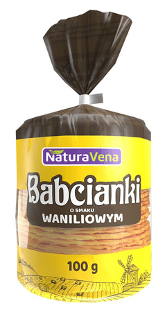 Wafer alla vaniglia senza grassi e senza coloranti 100 g