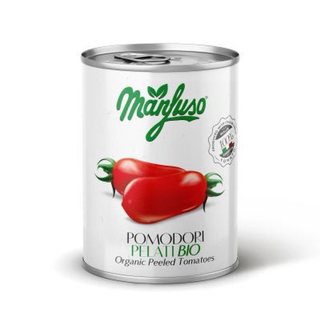 Pomodori pelati Biologici 400 g – Manfuso