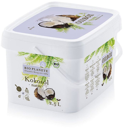 Olio di cocco vergine bio 2,5 l