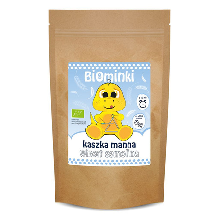 Semolino integrale biologico 200 g – Biominki