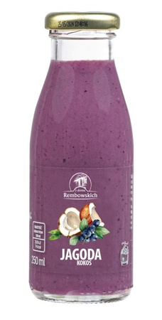 Smoothie al mirtillo e cocco 250 ml – Rembowscy