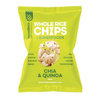 SET 24 x Patatine di riso integrali con chia e quinoa senza glutine 60 g - Bombus
