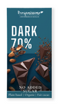 70 % cioccolato amaro senza glutine e senza zuccheri aggiunti bio 60 g - BENJAMISSIMO
