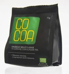 Noci del Brasile al cioccolato crudo Biologico 70 g – Cocoa
