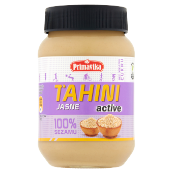 Tahini attivo chiaro 100% sesamo 460 g – Primavika