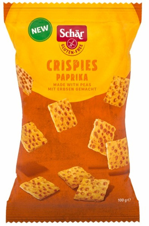 Crispies - snack ai piselli al gusto di paprika senza glutine 100 g - Schar