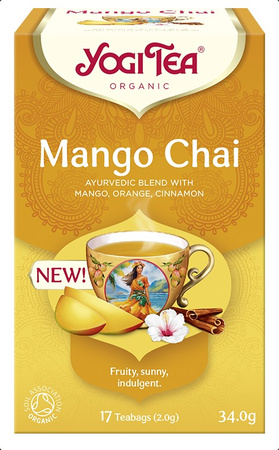 Tè chai al mango bio (17 x 2 g) 34 g - YOGI TEA