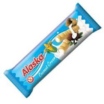 Bastoncini di mais farciti con crema al cocco senza glutine 18 g – Alaska
