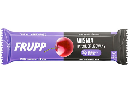 Barretta liofilizzata alla ciliegia senza glutine 10 g – Frupp