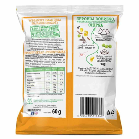 Piramidine proteiche al formaggio e cipolla 60 g – Jetting System