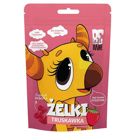 Gelatine alla fragola 35 g - BeRAW Kids