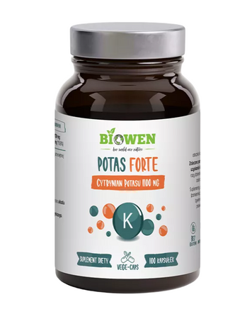 Potassio Forte (1100 mg) integratore alimentare senza glutine 100 capsule - HempKing (Biowen)