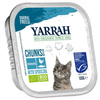 Cibo per gatti, pollo con pezzi di pesce e spirulina bio 100 g - Yarrah